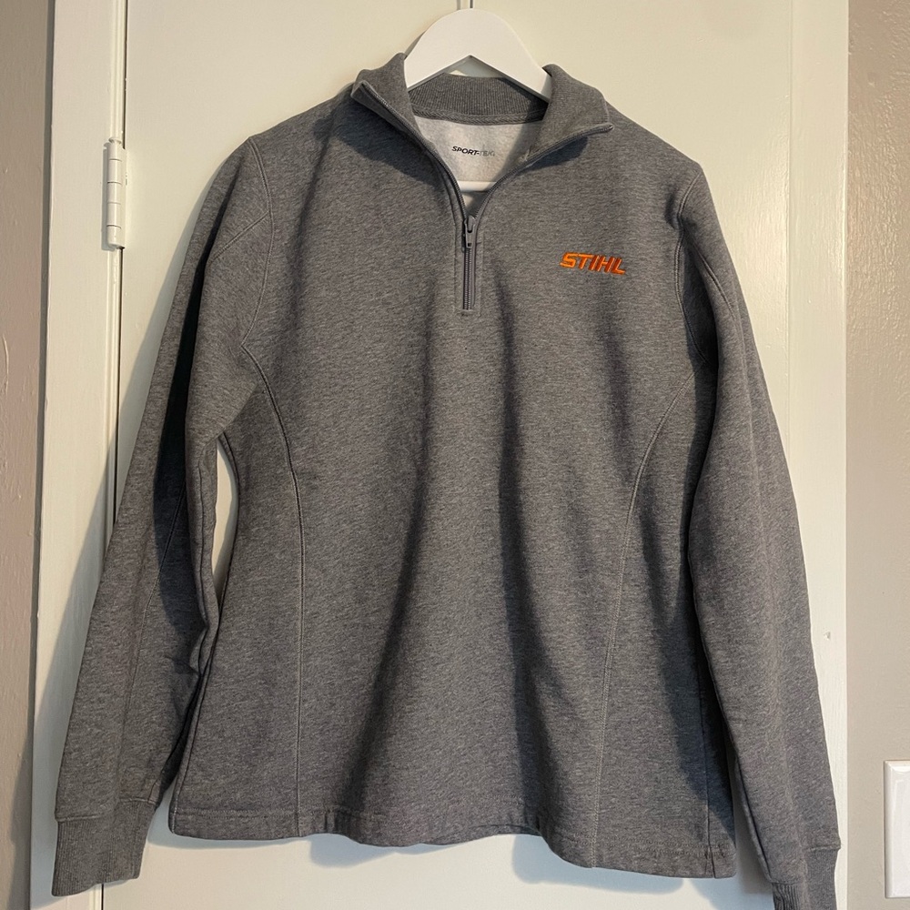 Stihl Sport-Tek Gray Ladies Pullover NWOT